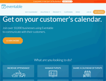 Tablet Screenshot of eventable.com